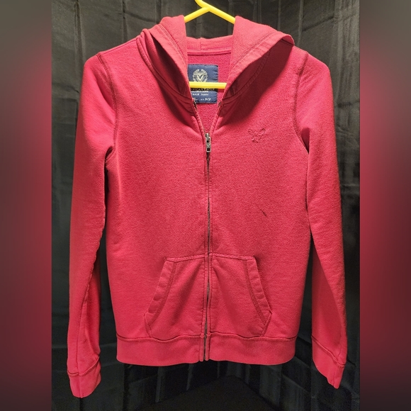 3/$25 American Eagle Outfitters Lightweight Zip Up Hooded Sweatshirt Hoodie SM - Picture 1 of 6